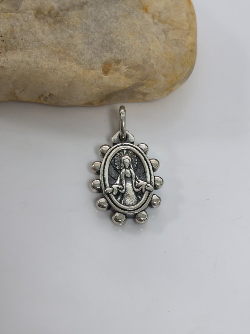 James Avery Virgin Mary Charm, S925 Silver Jewelry